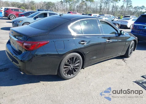 2018 Infiniti Q50 3.0T Luxe z USA, uszkodzony, nr VIN JN1EV7AP0JM357736
